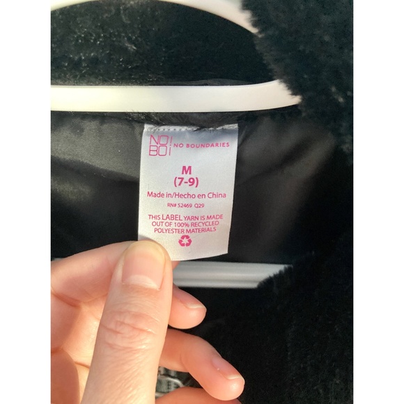 Cropped Faux Fur Coat - Size Medium - Picture 3 of 4